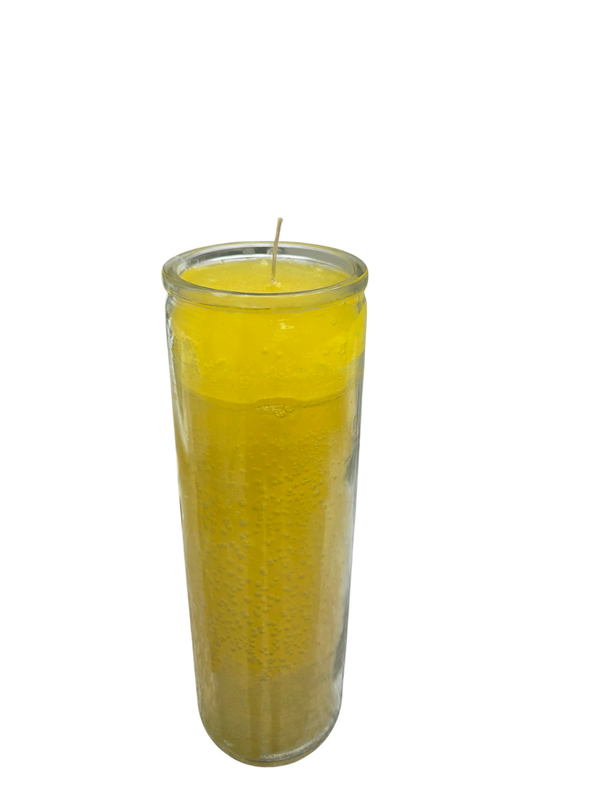 Yellow Plain 7 Day Candle