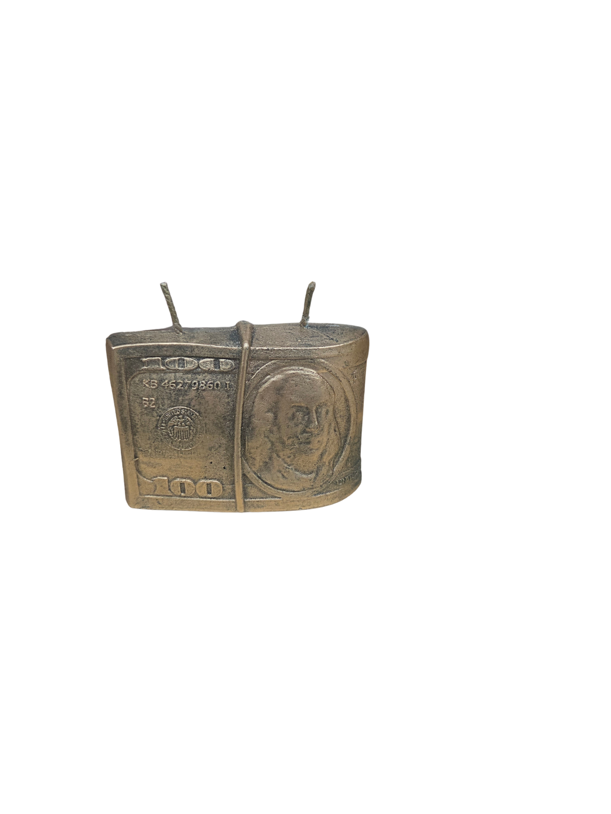 100 Bill money Candle