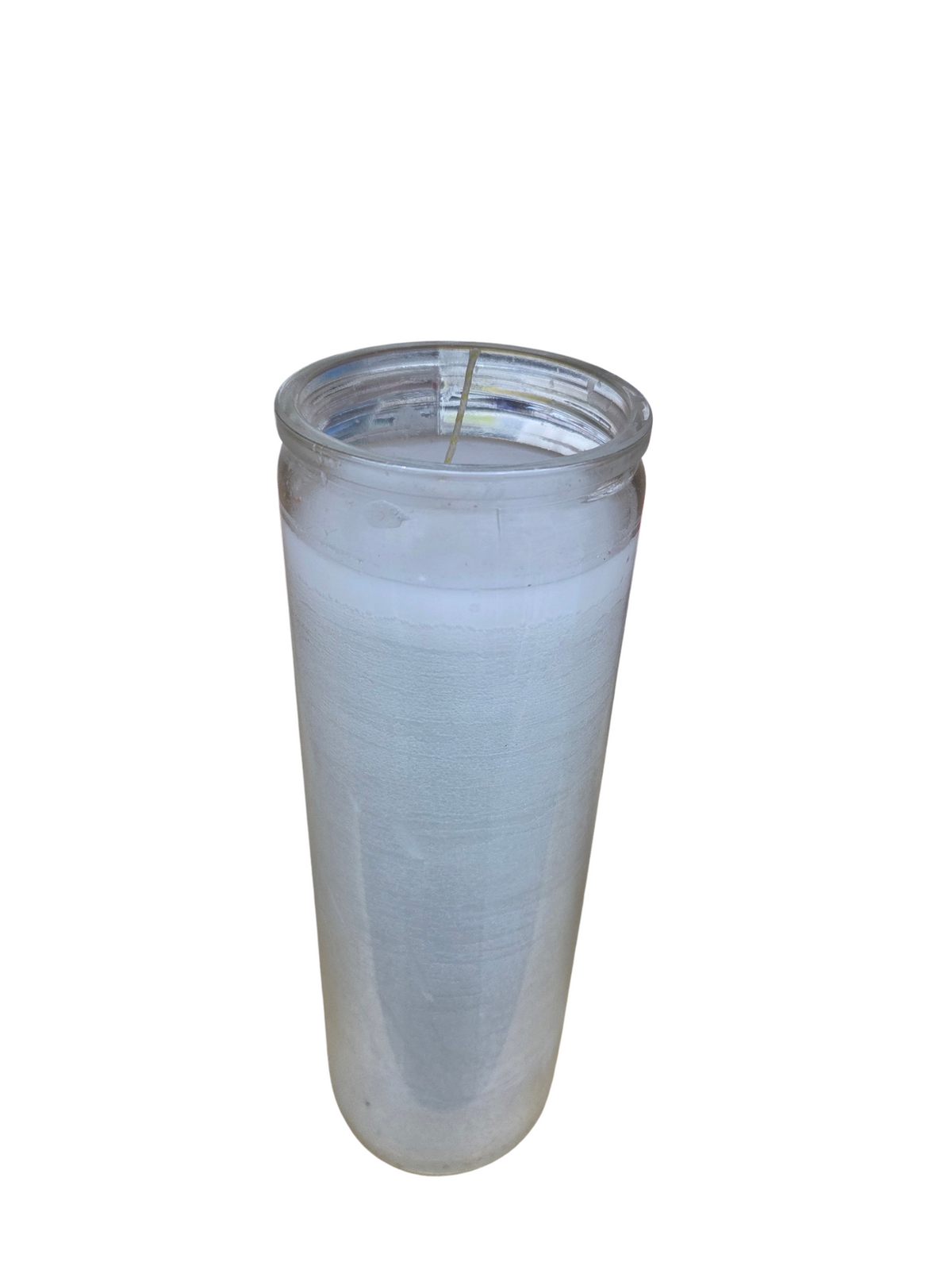 White Plain 7 Day Candle (In Glass)