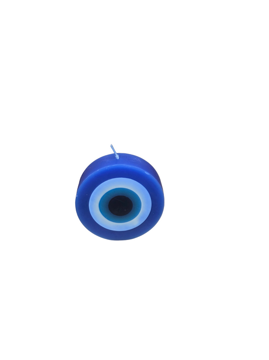 Round evil eye Candle