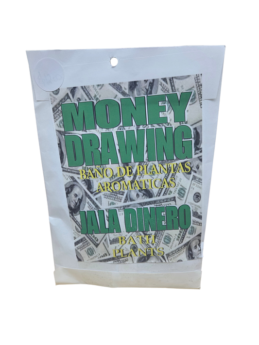 MONEY DRAWING DRIED HERB BATHS