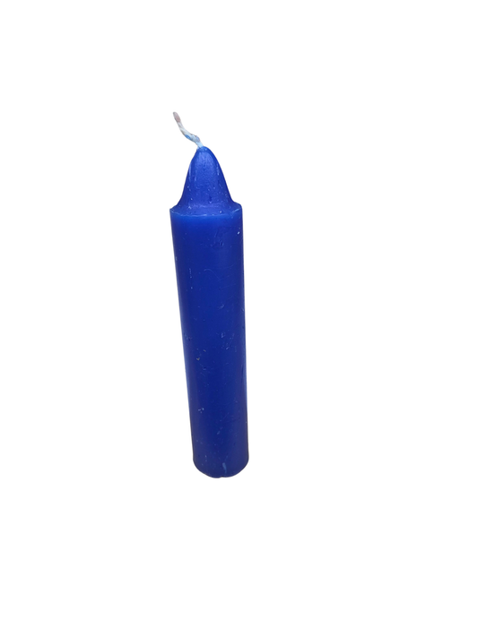 BLUE JUMBO CANDLE