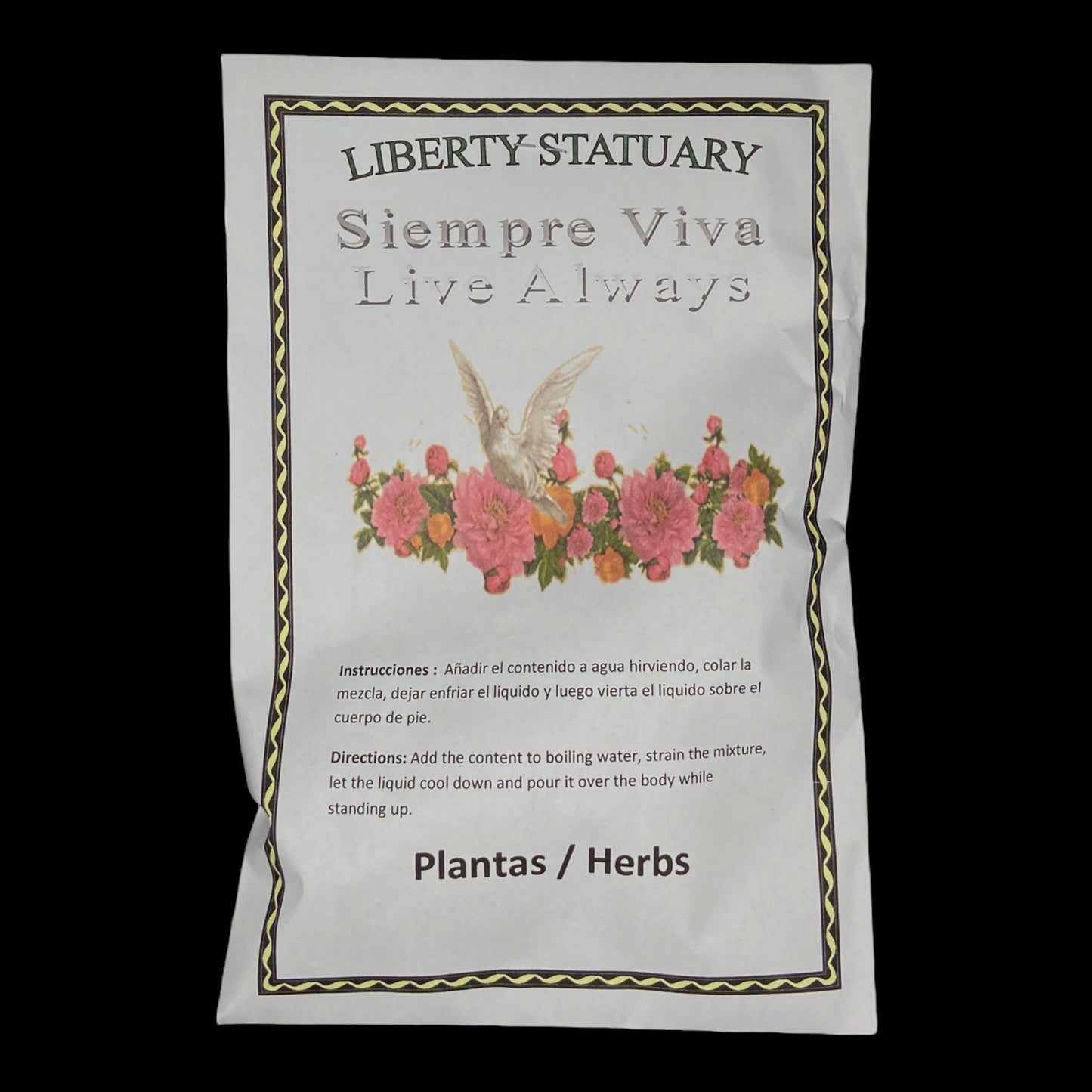 Live Always/Siempre Viva Dried Herb Bath