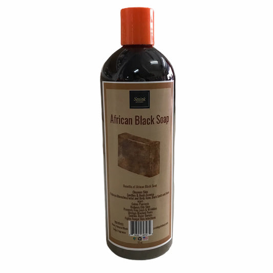Smink Original African Liquid Black Soap 12 oz