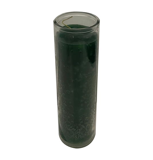 Green Plain 7 Day Candle (In Glass)