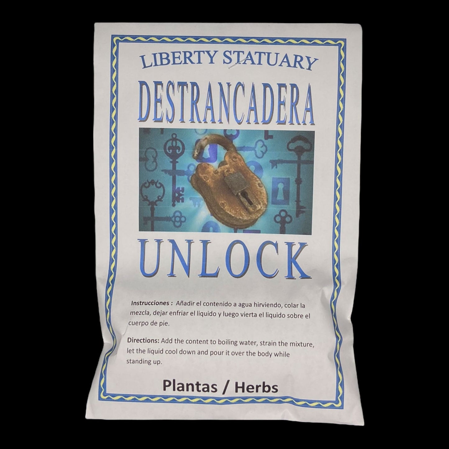 Unlock/Destrancadera Dried Herb Bath